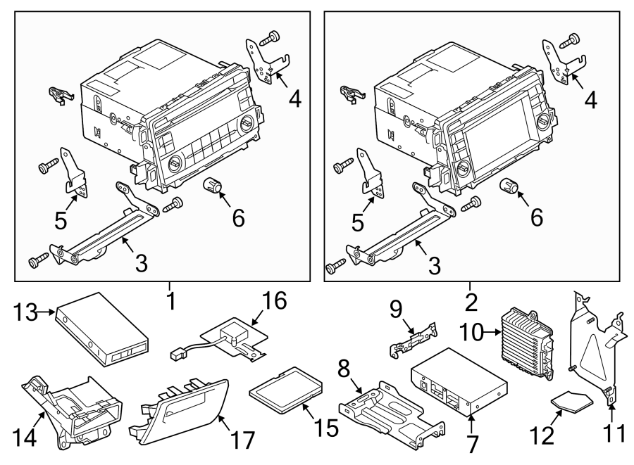 Mazda CX5 Control unit. Gps navigation control module. Module