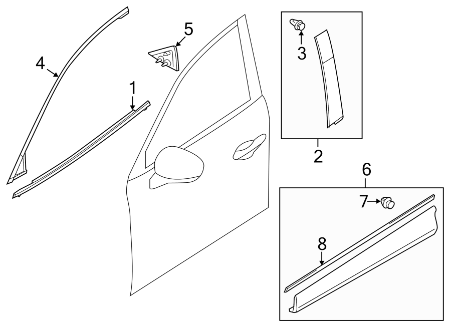 Mazda CX-5 Door Mirror. Replace, Repair - KD5351RC2 | Mazda Online