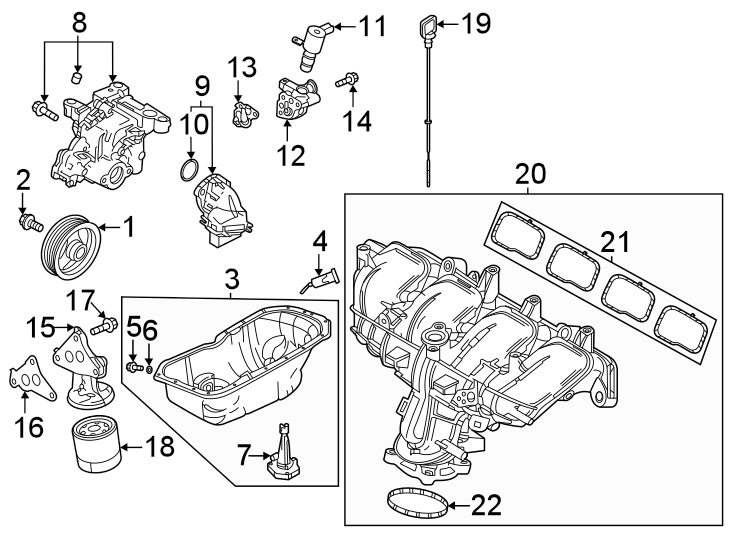 Mazda CX5 Oil. Pump. Engine  PY0114240  Mazda Online Parts, Orland